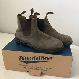 Rustic Brown Leather Blundstones 585
